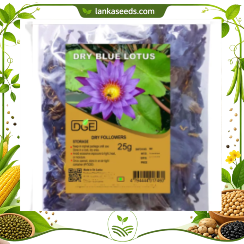 Premium Dried Blue Lotus Flower Tea – Natural Herbal Green Tea (Sri Lankan Nymphaea Caerulea)