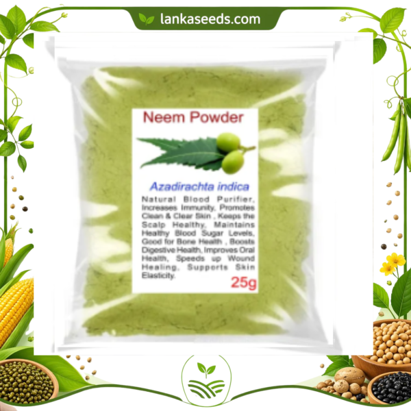 Neem Powder (Azadirachta indica) – 100% Natural Herbal Powder | Ayurvedic Skin & Wellness Neem Leaf Powder